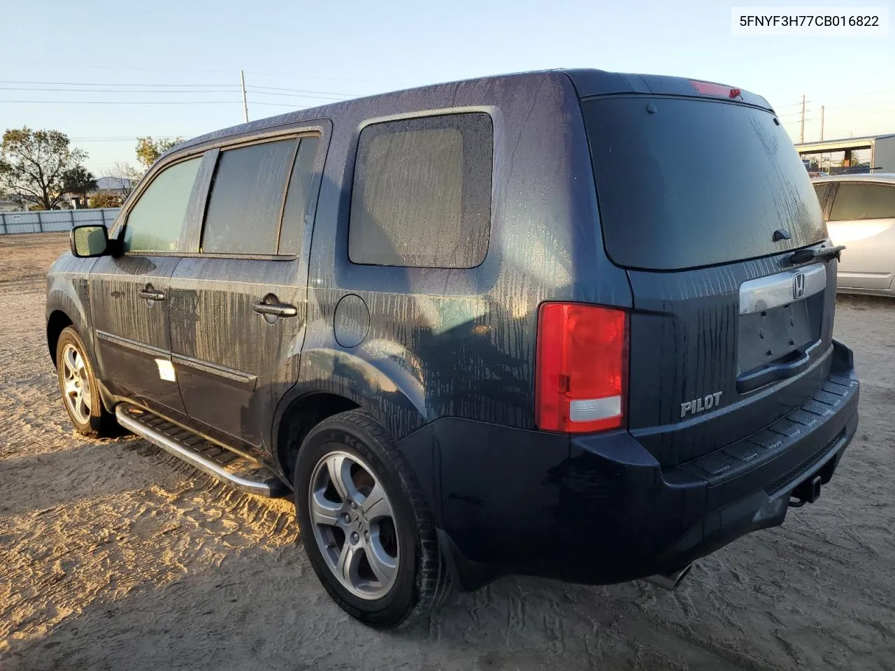 2012 Honda Pilot Exln VIN: 5FNYF3H77CB016822 Lot: 75306154