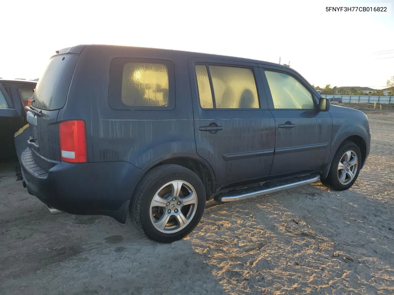 2012 Honda Pilot Exln VIN: 5FNYF3H77CB016822 Lot: 75306154