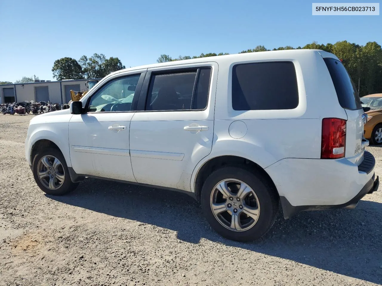 2012 Honda Pilot Exl VIN: 5FNYF3H56CB023713 Lot: 75488304