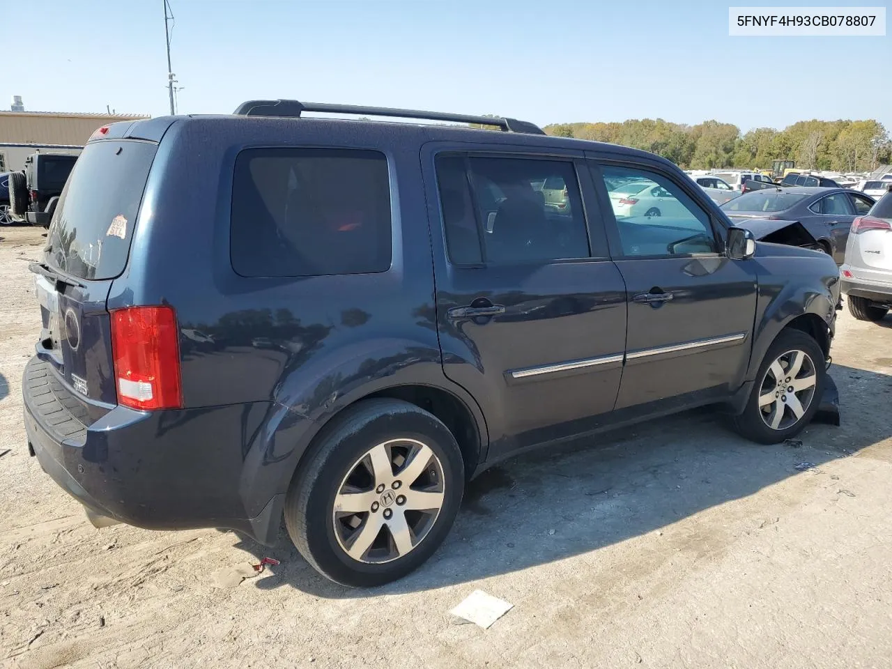 5FNYF4H93CB078807 2012 Honda Pilot Touring