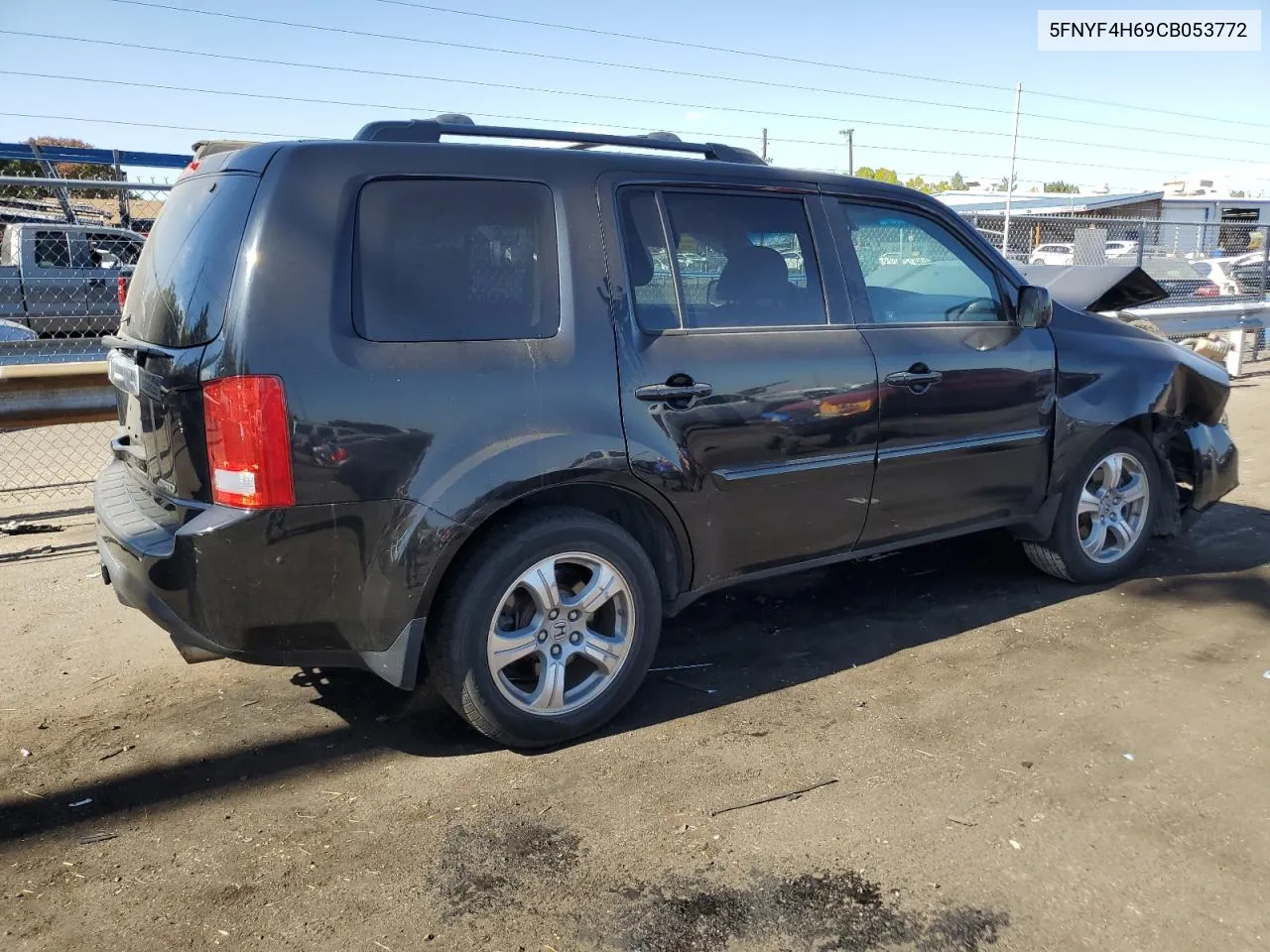 2012 Honda Pilot Exl VIN: 5FNYF4H69CB053772 Lot: 75765934