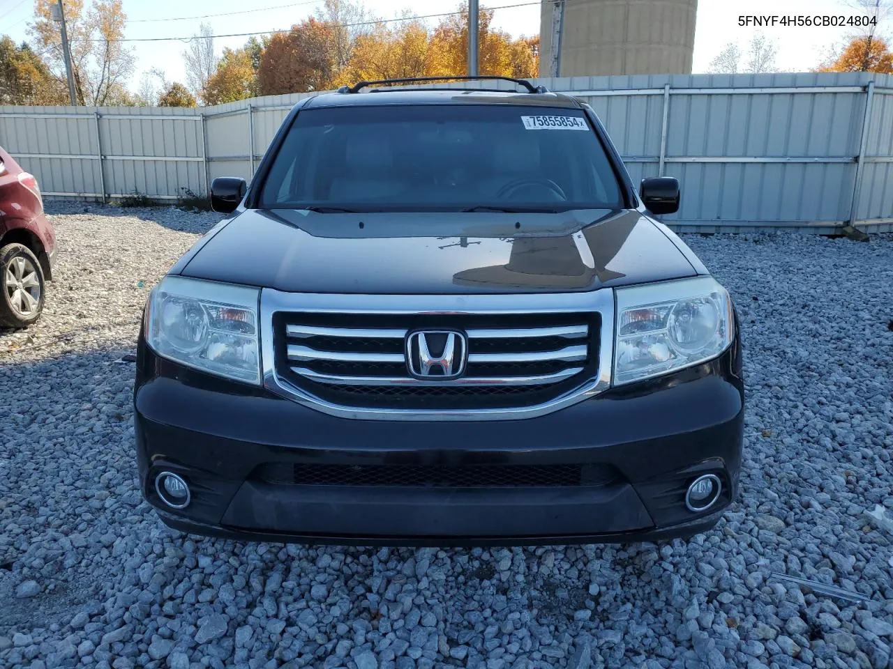 2012 Honda Pilot Exl VIN: 5FNYF4H56CB024804 Lot: 75855854