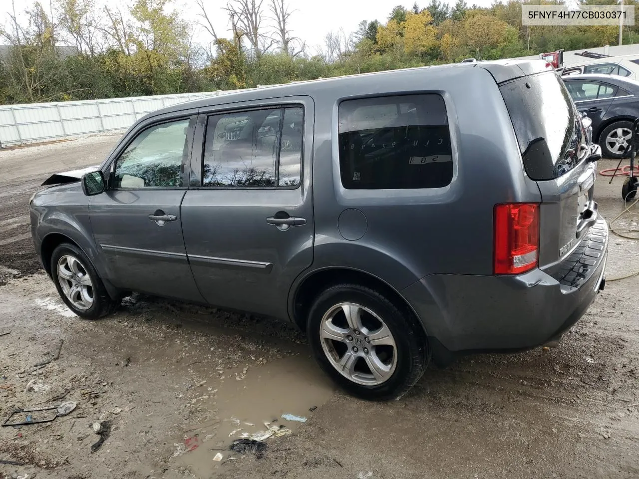 2012 Honda Pilot Exln VIN: 5FNYF4H77CB030371 Lot: 76049784