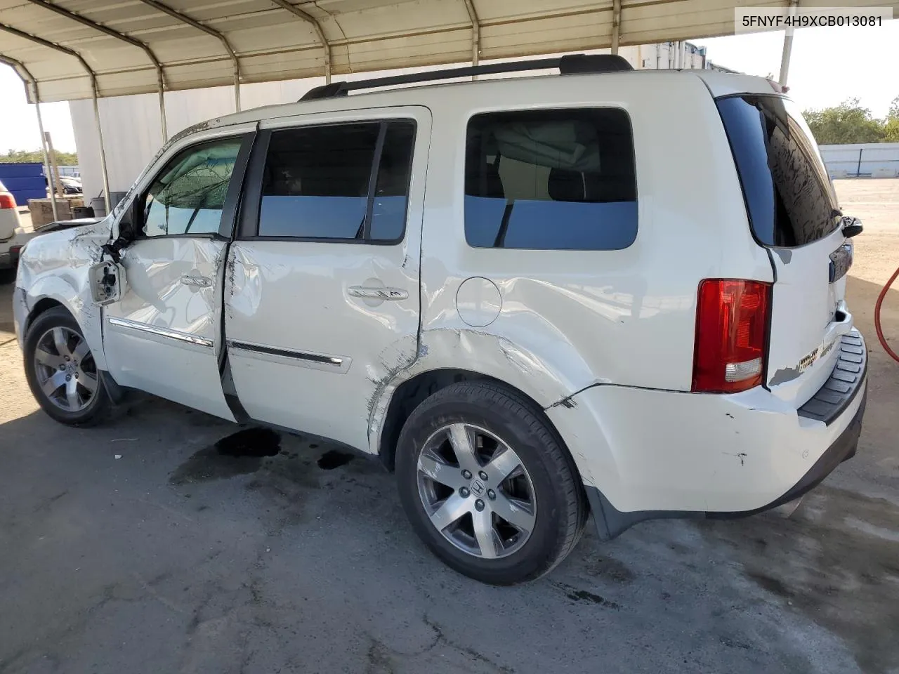 2012 Honda Pilot Touring VIN: 5FNYF4H9XCB013081 Lot: 76092514