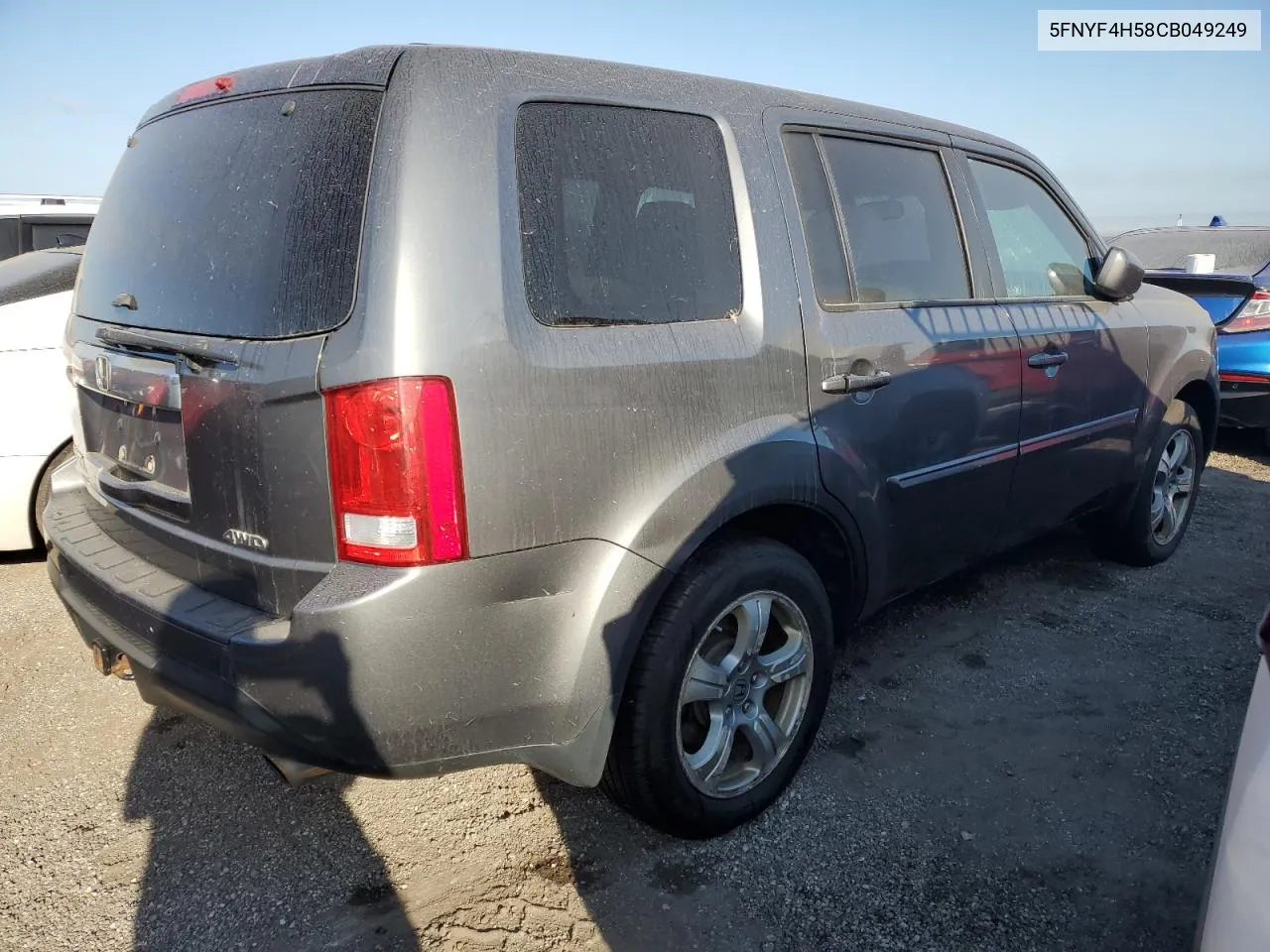 2012 Honda Pilot Exl VIN: 5FNYF4H58CB049249 Lot: 76186694