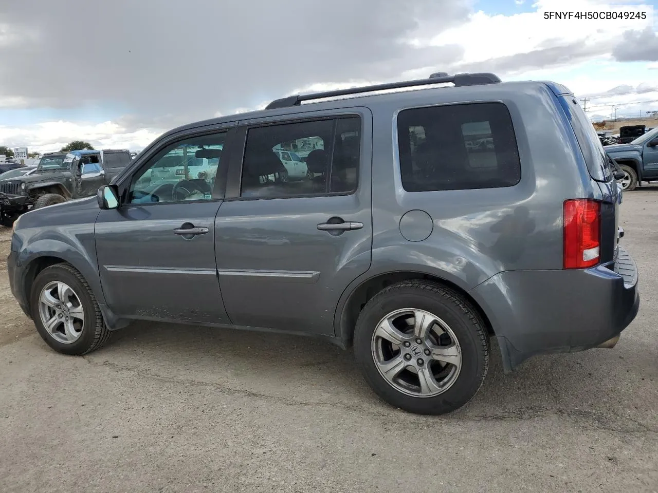 2012 Honda Pilot Exl VIN: 5FNYF4H50CB049245 Lot: 76689064