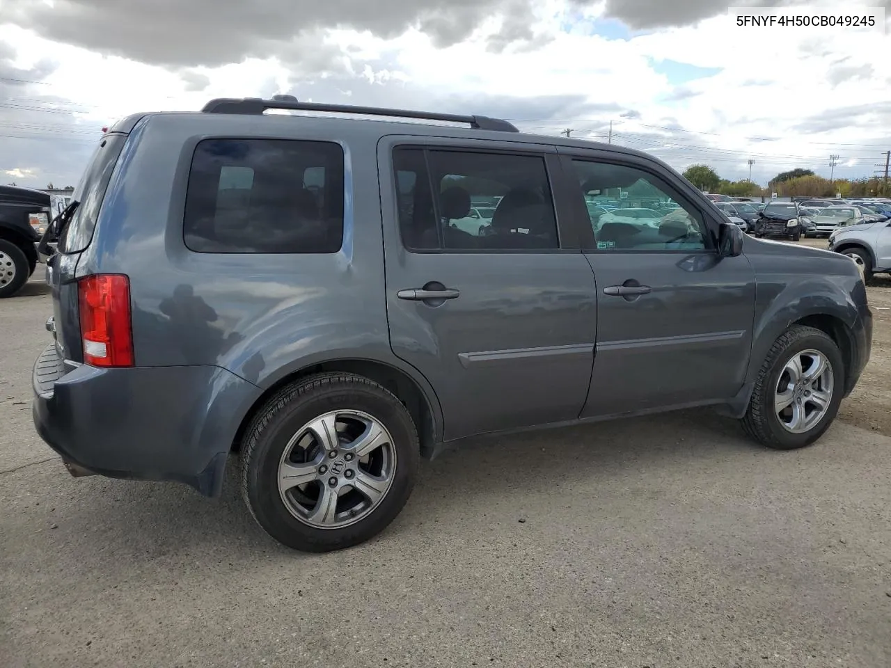 2012 Honda Pilot Exl VIN: 5FNYF4H50CB049245 Lot: 76689064