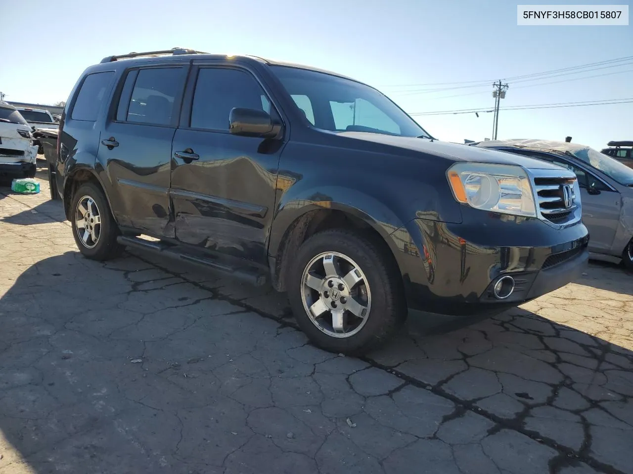 2012 Honda Pilot Exl VIN: 5FNYF3H58CB015807 Lot: 76716364