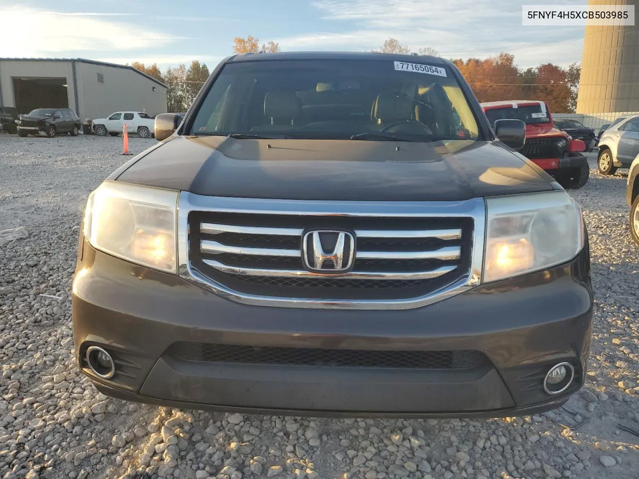 2012 Honda Pilot Exl VIN: 5FNYF4H5XCB503985 Lot: 77165064