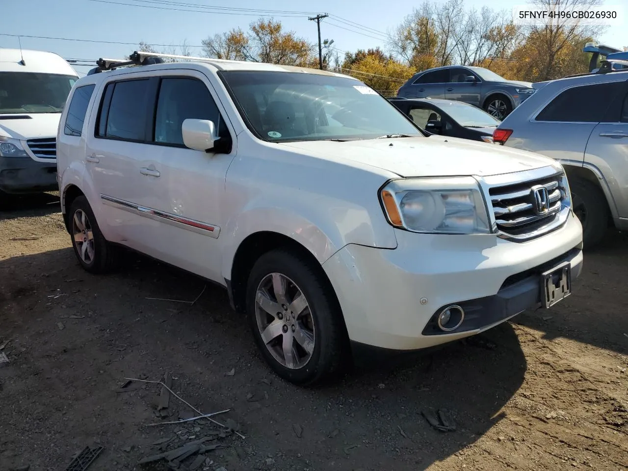 2012 Honda Pilot Touring VIN: 5FNYF4H96CB026930 Lot: 77170494