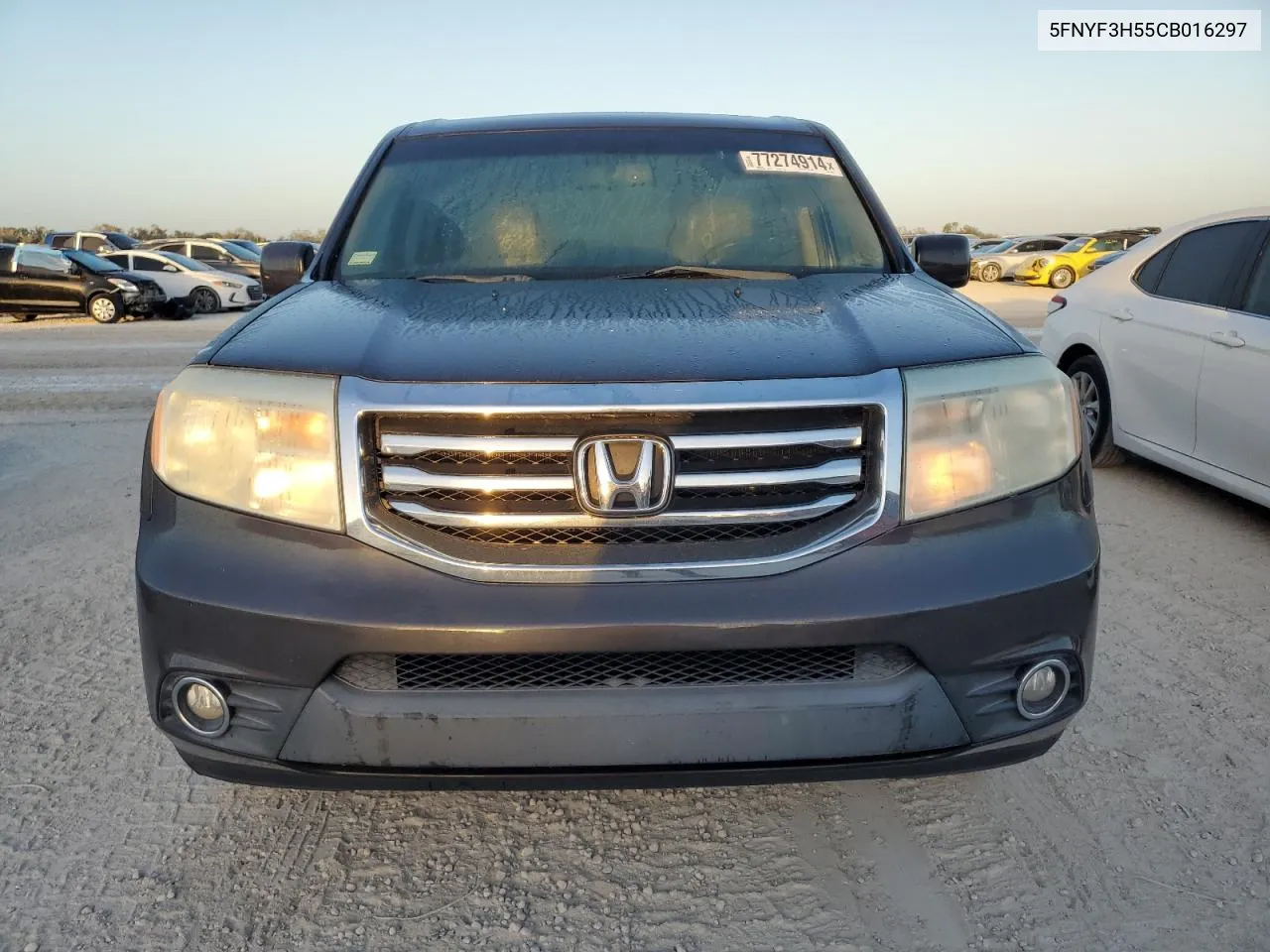 2012 Honda Pilot Exl VIN: 5FNYF3H55CB016297 Lot: 77274914