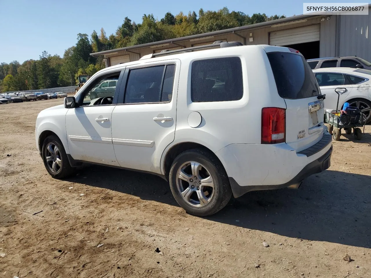 2012 Honda Pilot Exl VIN: 5FNYF3H56CB006877 Lot: 77560734