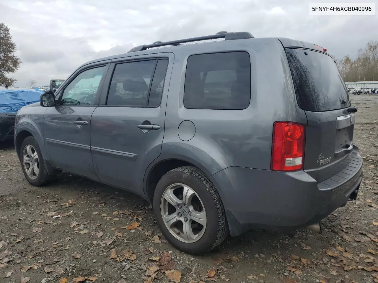 2012 Honda Pilot Exl VIN: 5FNYF4H6XCB040996 Lot: 77778894