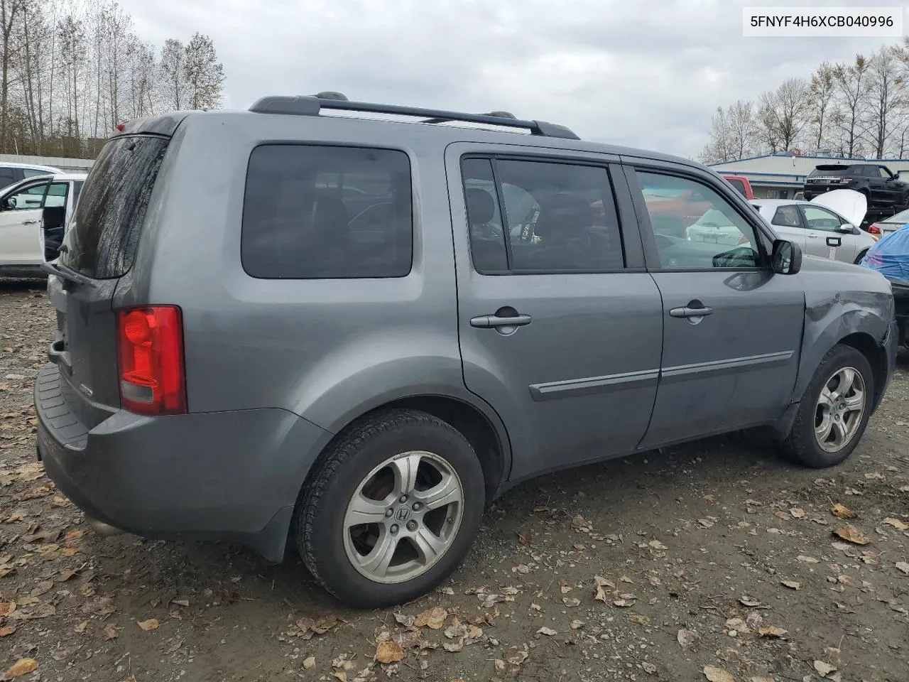 2012 Honda Pilot Exl VIN: 5FNYF4H6XCB040996 Lot: 77778894