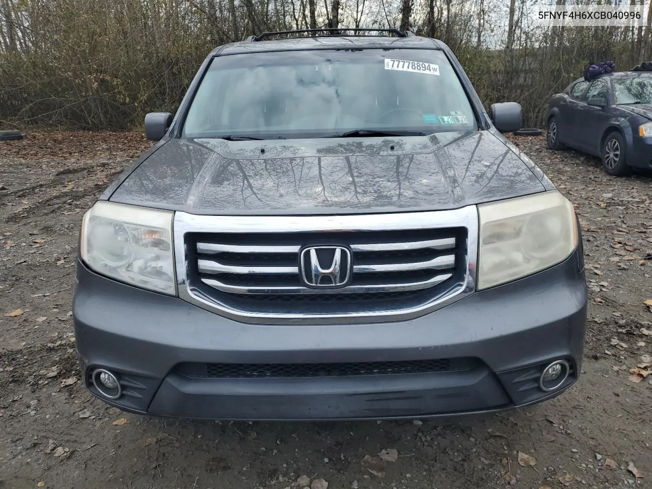 2012 Honda Pilot Exl VIN: 5FNYF4H6XCB040996 Lot: 77778894