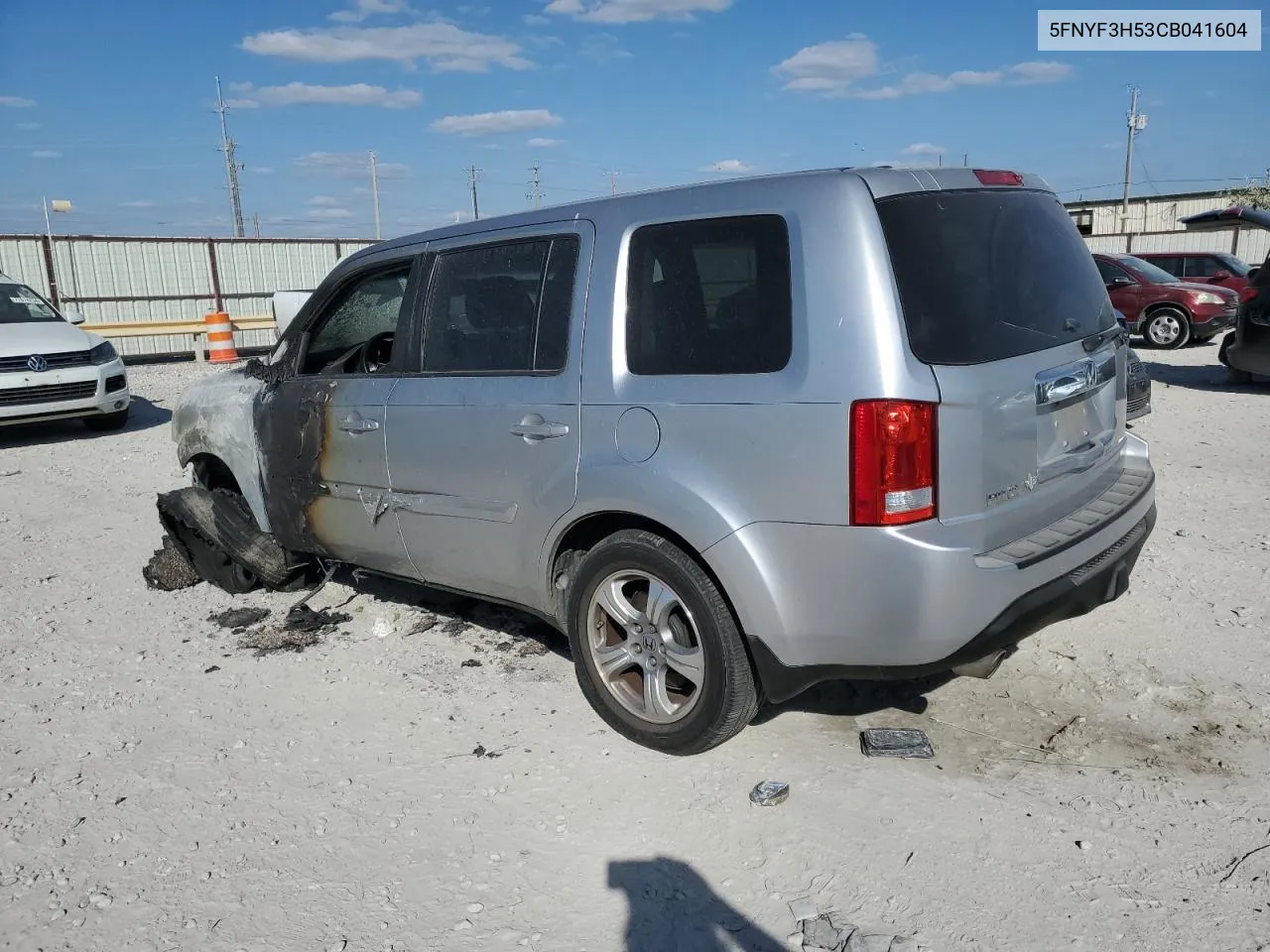 2012 Honda Pilot Exl VIN: 5FNYF3H53CB041604 Lot: 78099964