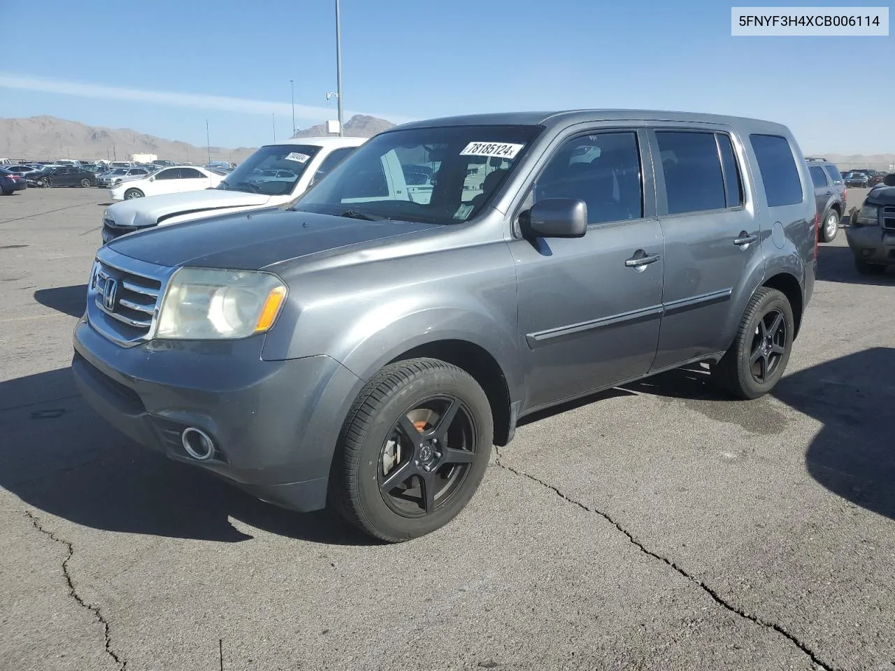 2012 Honda Pilot Ex VIN: 5FNYF3H4XCB006114 Lot: 78185124