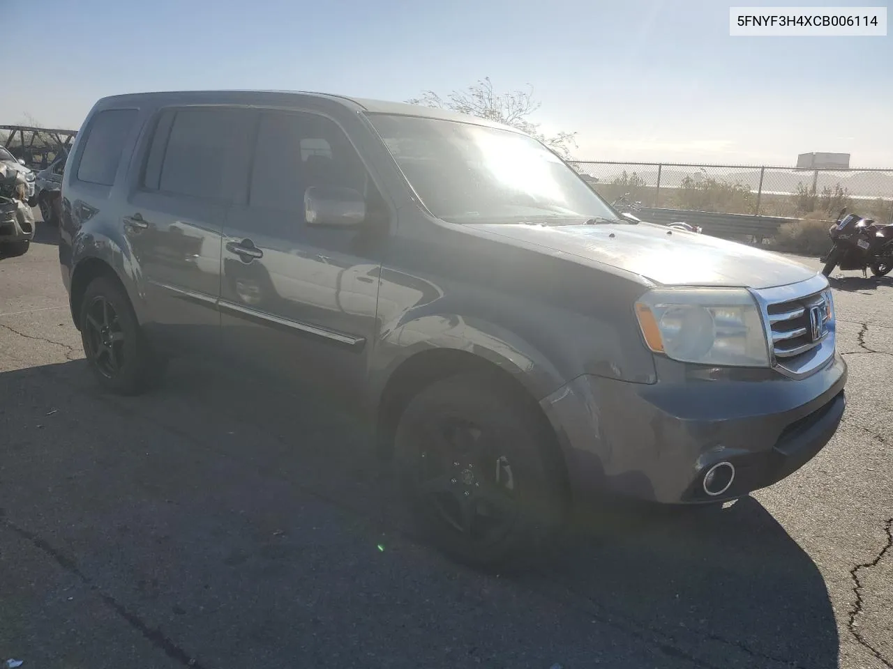 2012 Honda Pilot Ex VIN: 5FNYF3H4XCB006114 Lot: 78185124