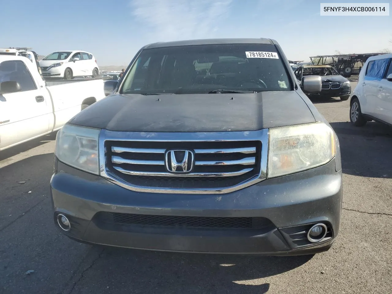 2012 Honda Pilot Ex VIN: 5FNYF3H4XCB006114 Lot: 78185124