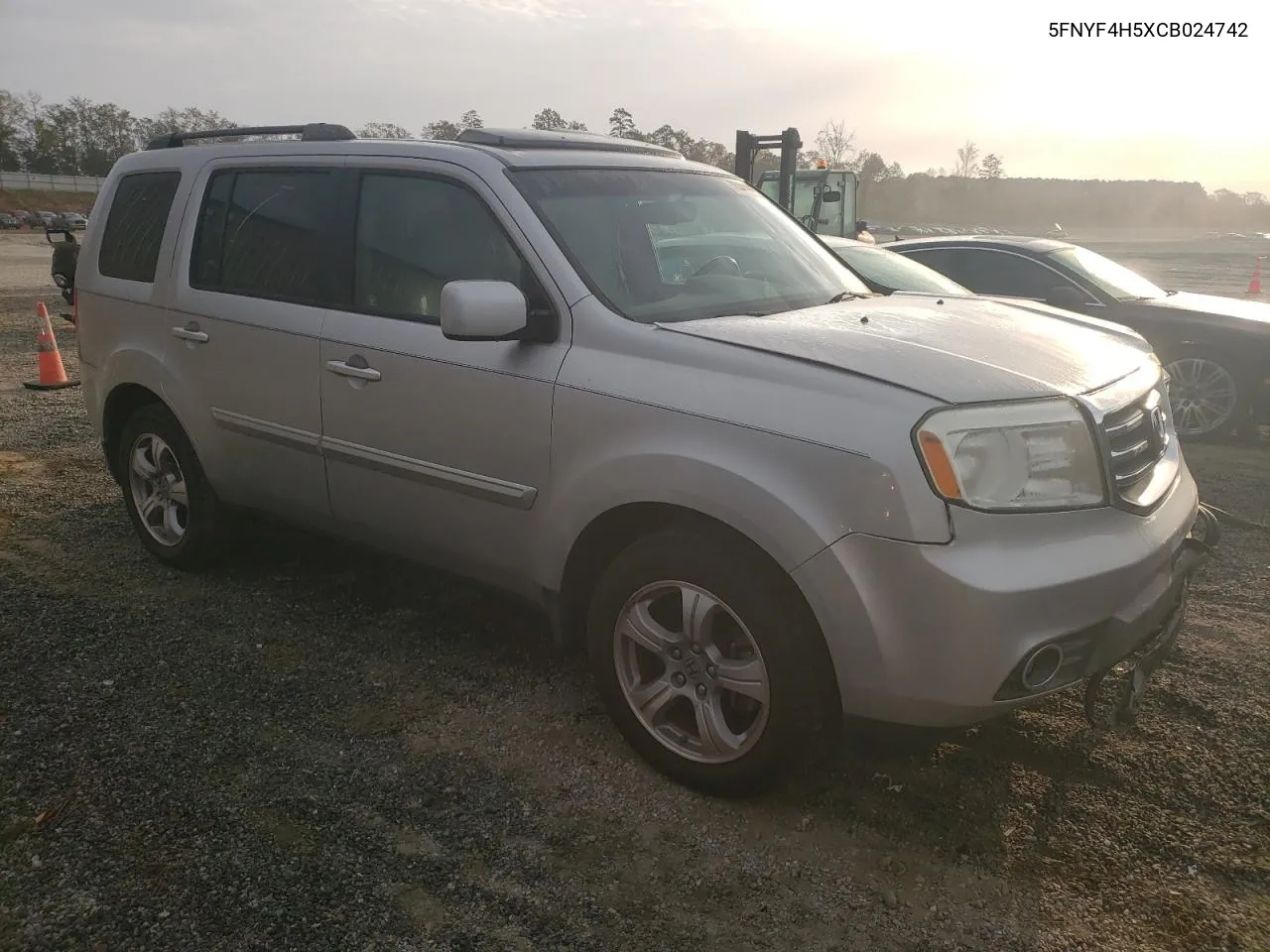 2012 Honda Pilot Exl VIN: 5FNYF4H5XCB024742 Lot: 78447884