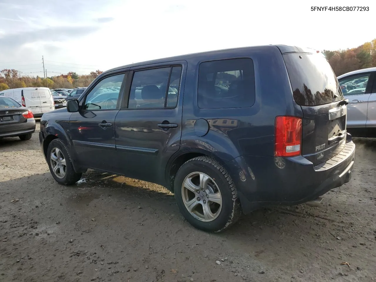 2012 Honda Pilot Exl VIN: 5FNYF4H58CB077293 Lot: 78624554