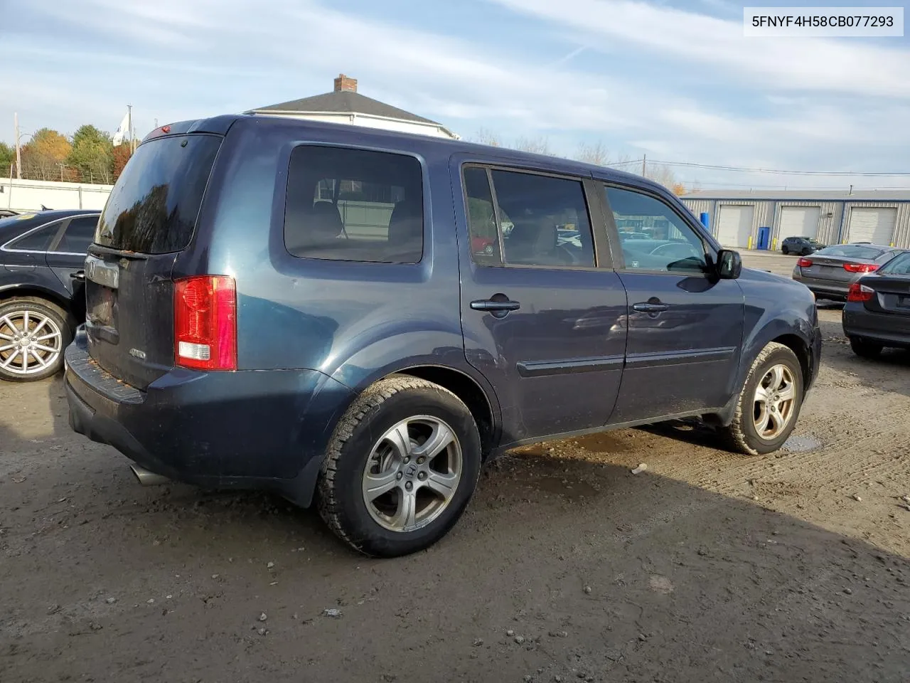 2012 Honda Pilot Exl VIN: 5FNYF4H58CB077293 Lot: 78624554