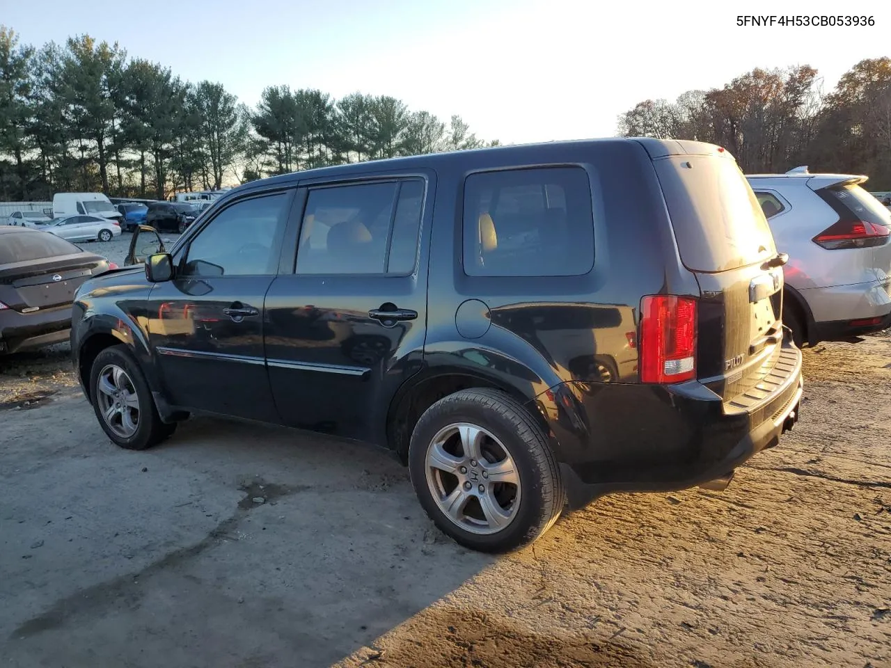 2012 Honda Pilot Exl VIN: 5FNYF4H53CB053936 Lot: 79514634