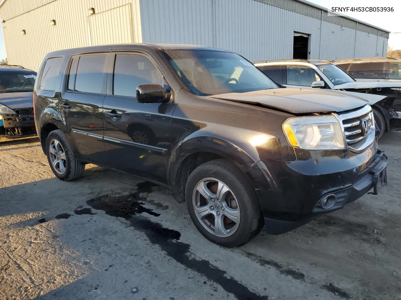 2012 Honda Pilot Exl VIN: 5FNYF4H53CB053936 Lot: 79514634