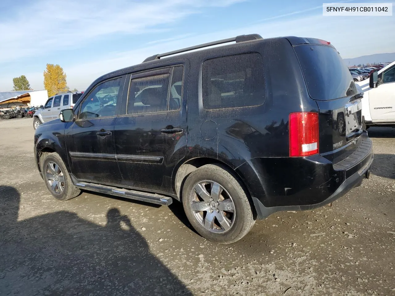 2012 Honda Pilot Touring VIN: 5FNYF4H91CB011042 Lot: 80130454