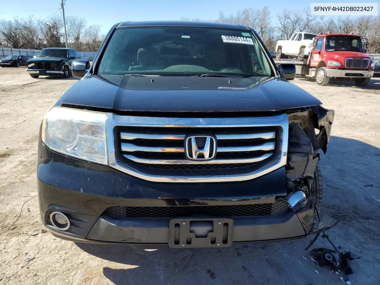 2013 Honda Pilot Ex VIN: 5FNYF4H42DB022427 Lot: 38805144