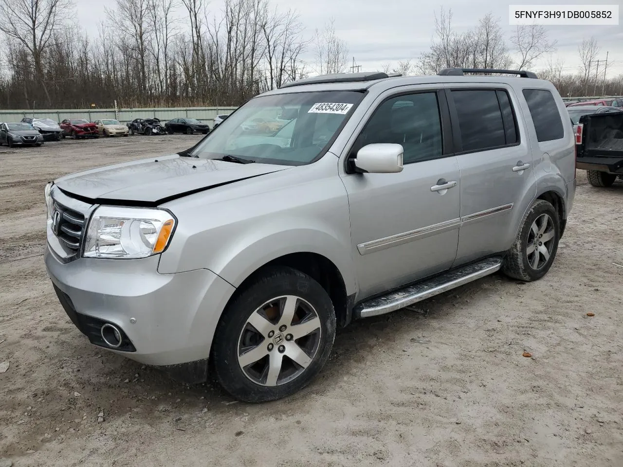 2013 Honda Pilot Touring VIN: 5FNYF3H91DB005852 Lot: 48354304