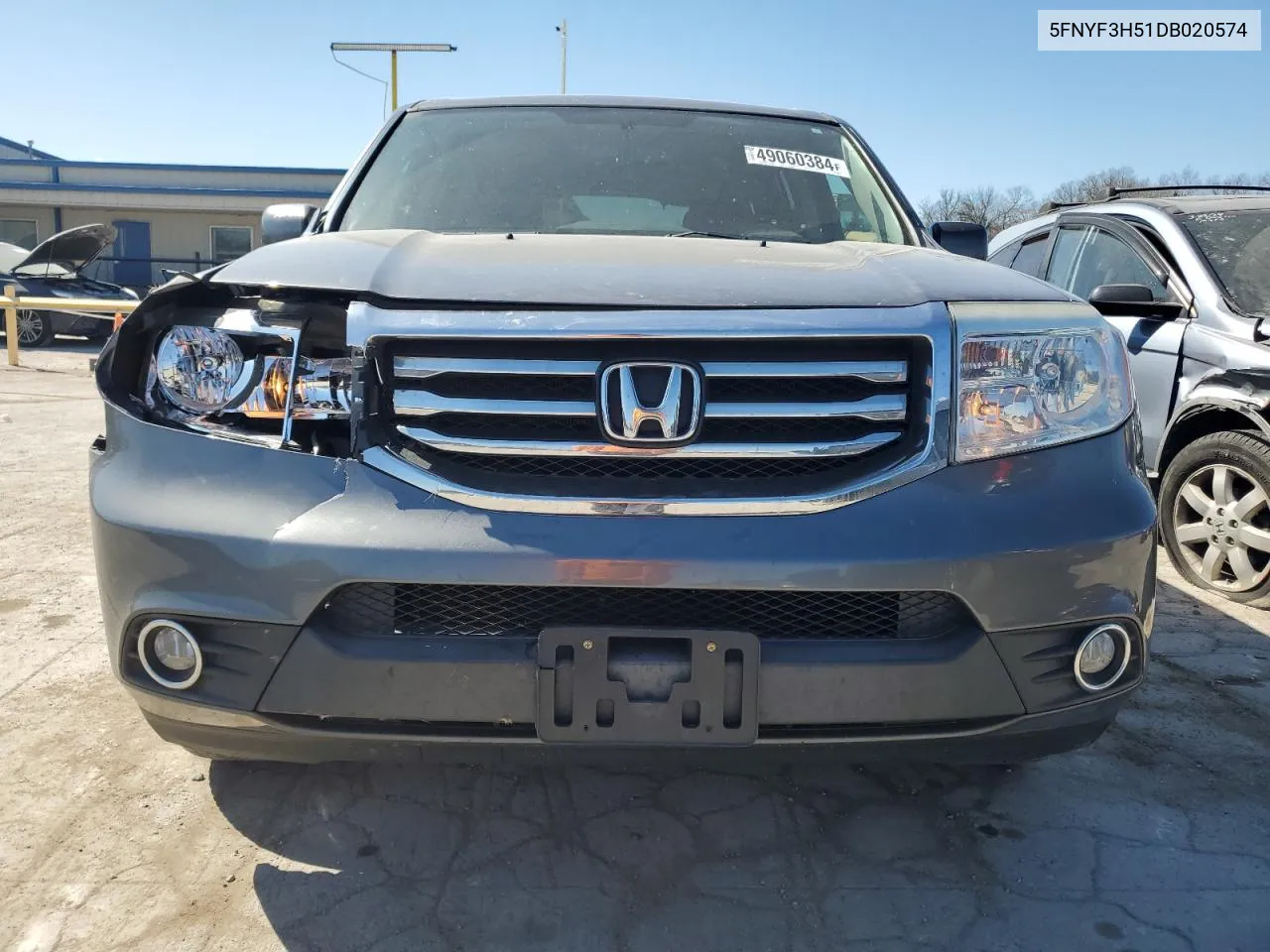 2013 Honda Pilot Exl VIN: 5FNYF3H51DB020574 Lot: 49060384