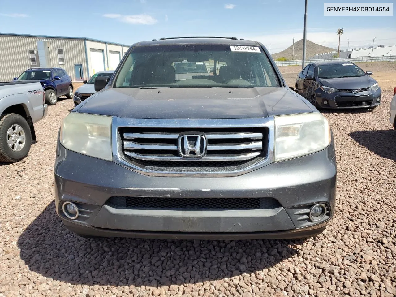 2013 Honda Pilot Ex VIN: 5FNYF3H4XDB014554 Lot: 52418364