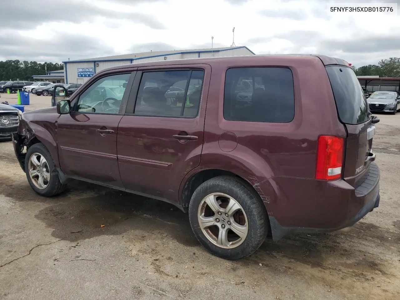 5FNYF3H5XDB015776 2013 Honda Pilot Exl