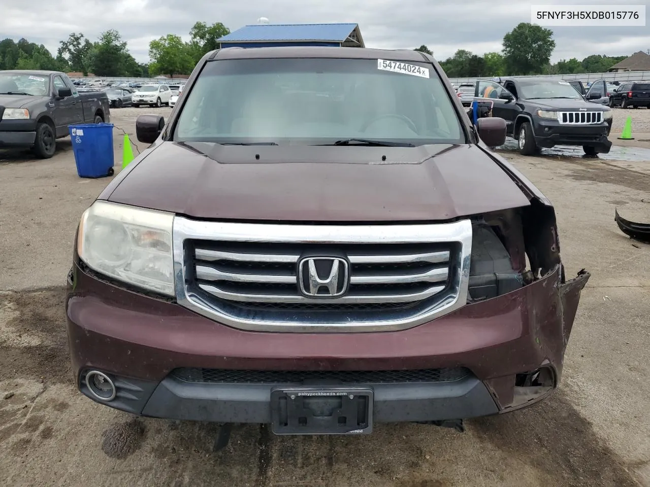 5FNYF3H5XDB015776 2013 Honda Pilot Exl