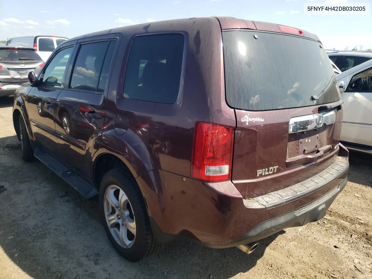 5FNYF4H42DB030205 2013 Honda Pilot Ex