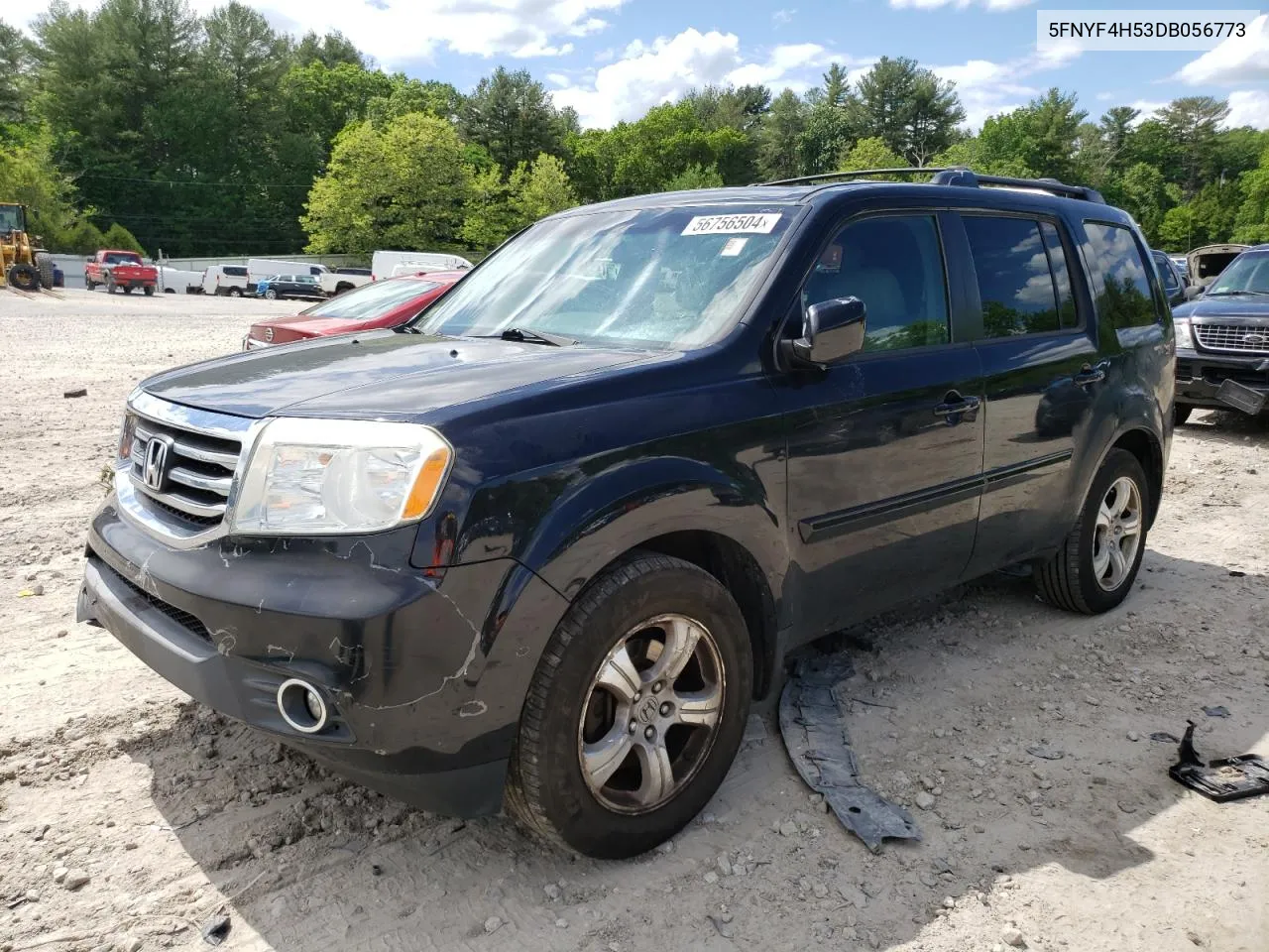 5FNYF4H53DB056773 2013 Honda Pilot Exl