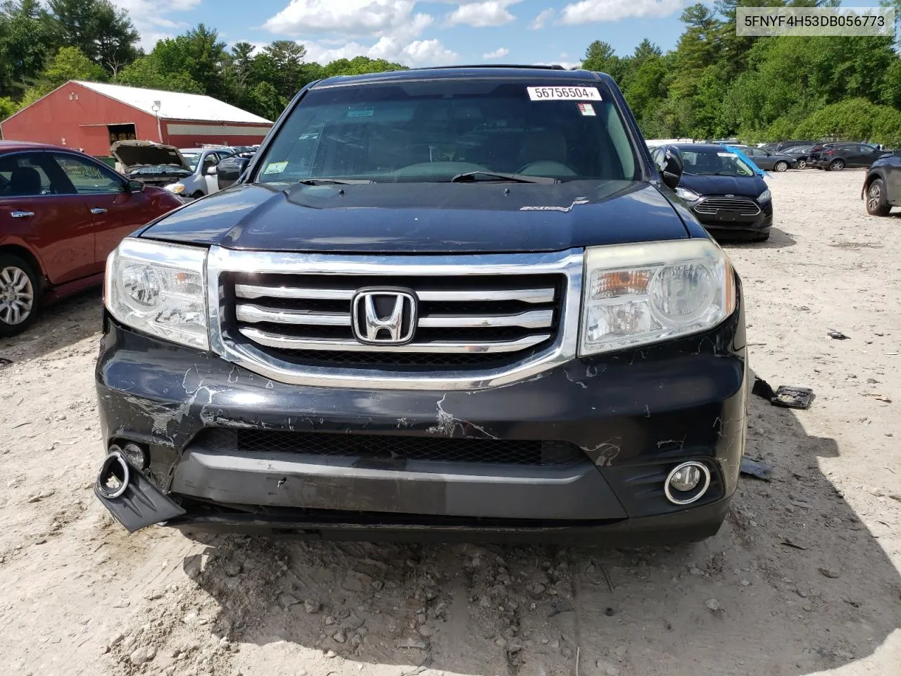 5FNYF4H53DB056773 2013 Honda Pilot Exl