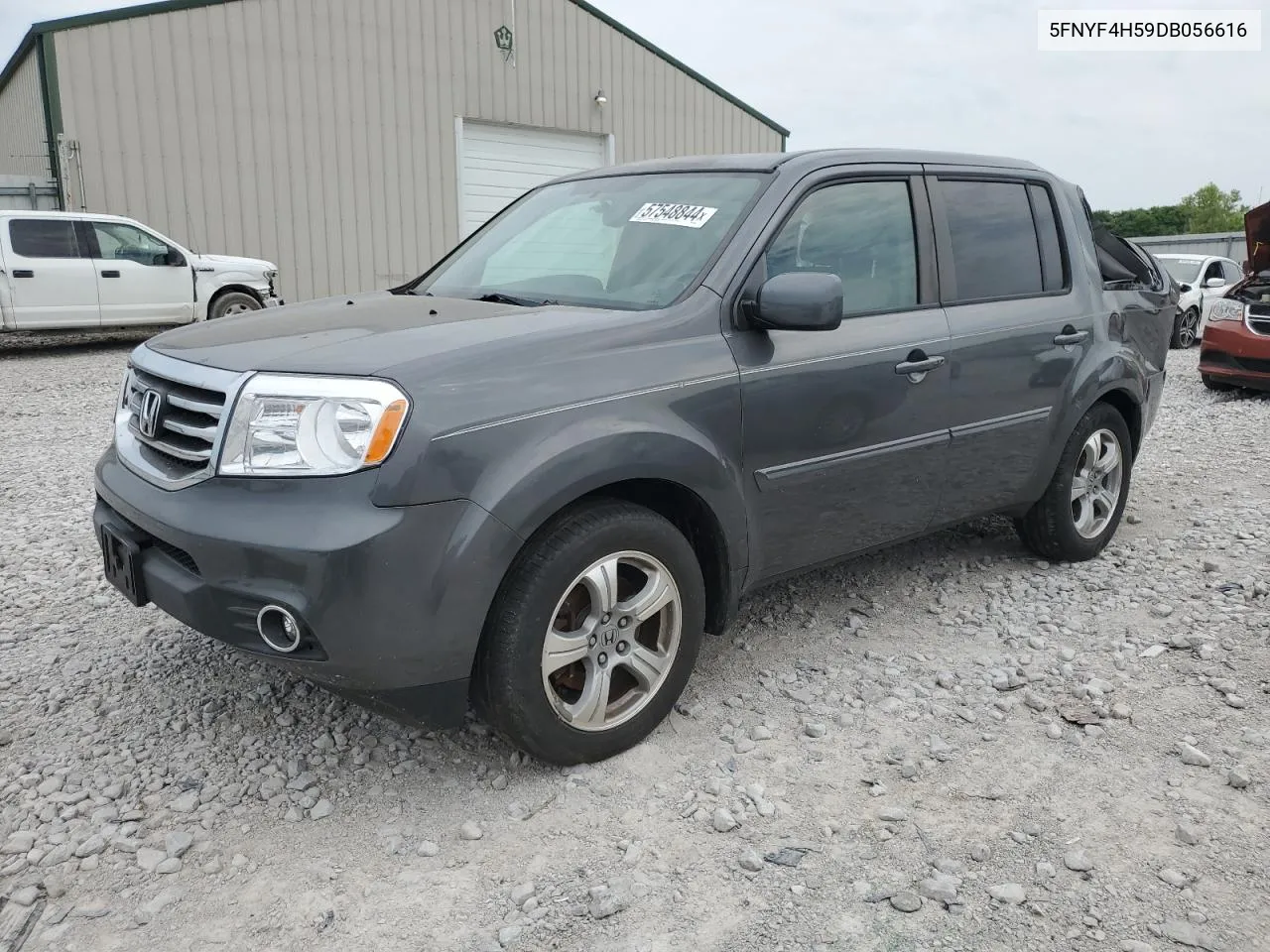 2013 Honda Pilot Exl VIN: 5FNYF4H59DB056616 Lot: 57548844