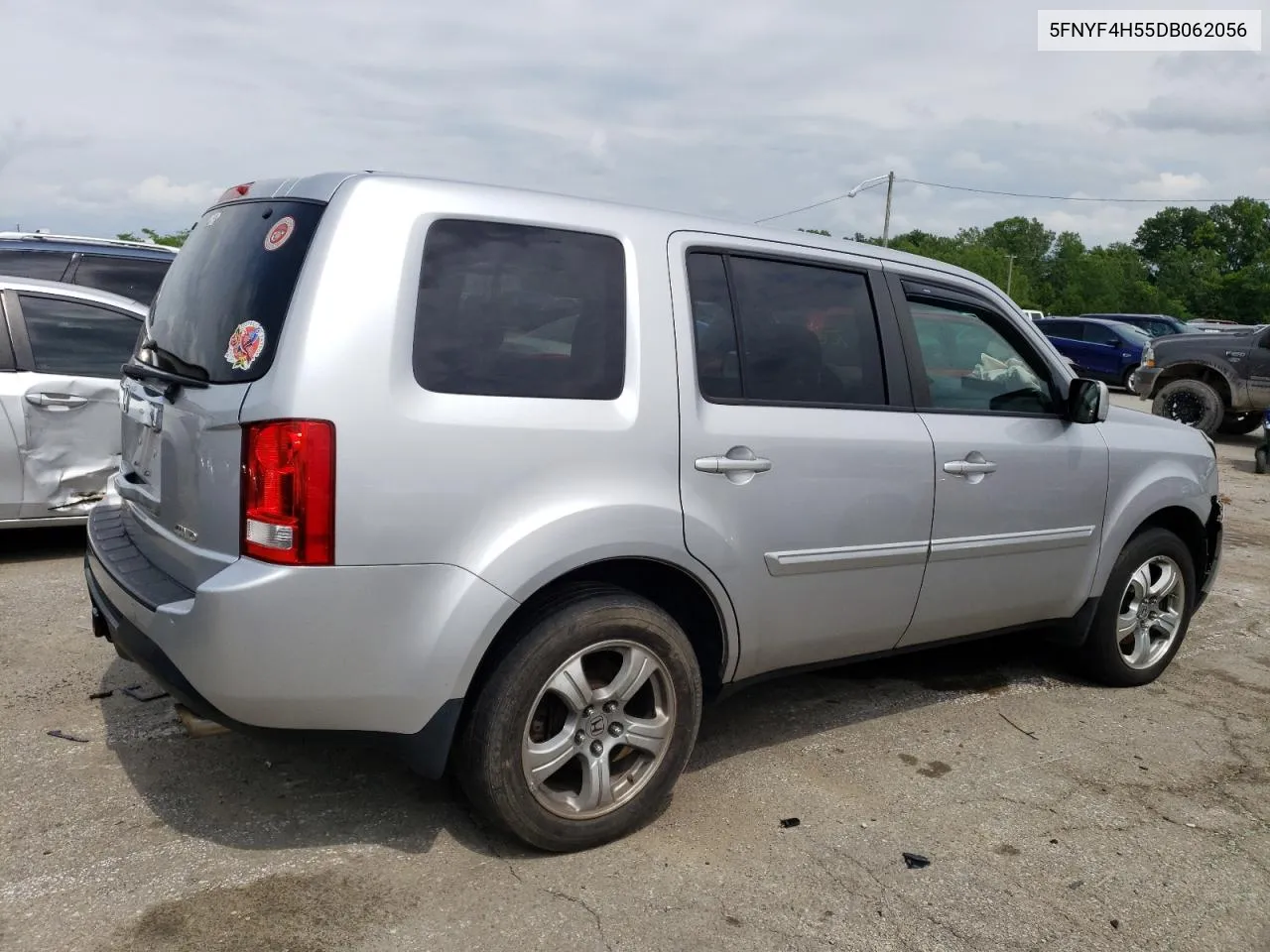 2013 Honda Pilot Exl VIN: 5FNYF4H55DB062056 Lot: 57552564