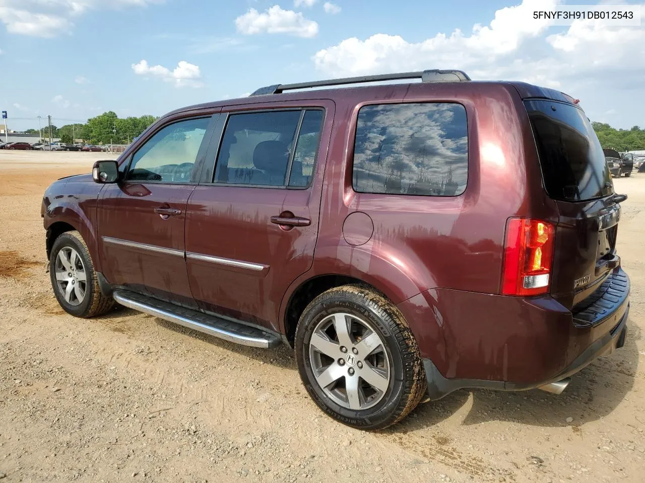 2013 Honda Pilot Touring VIN: 5FNYF3H91DB012543 Lot: 59852704