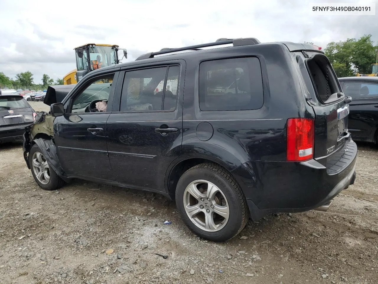 2013 Honda Pilot Ex VIN: 5FNYF3H49DB040191 Lot: 62473754