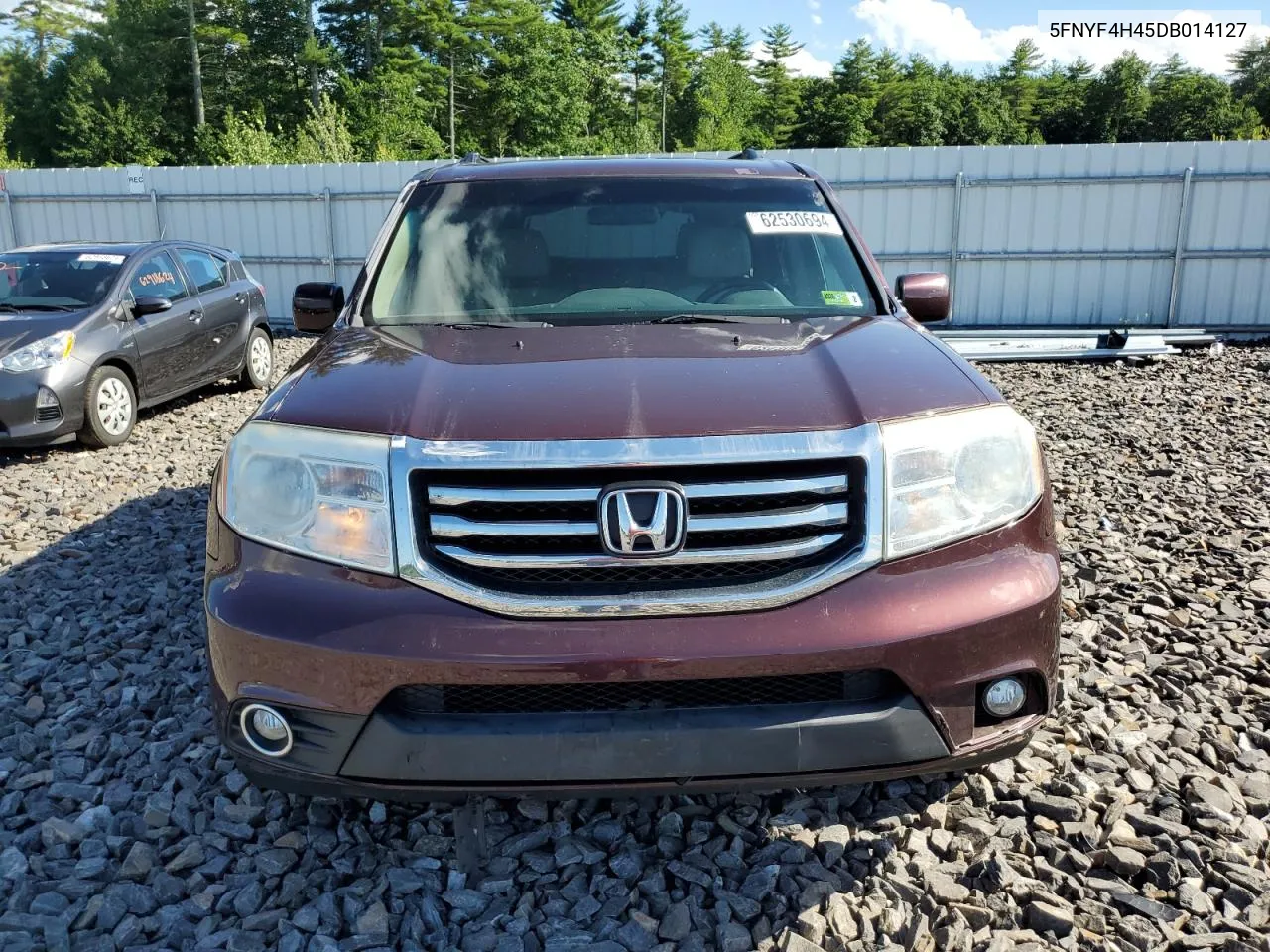 2013 Honda Pilot Ex VIN: 5FNYF4H45DB014127 Lot: 62530694