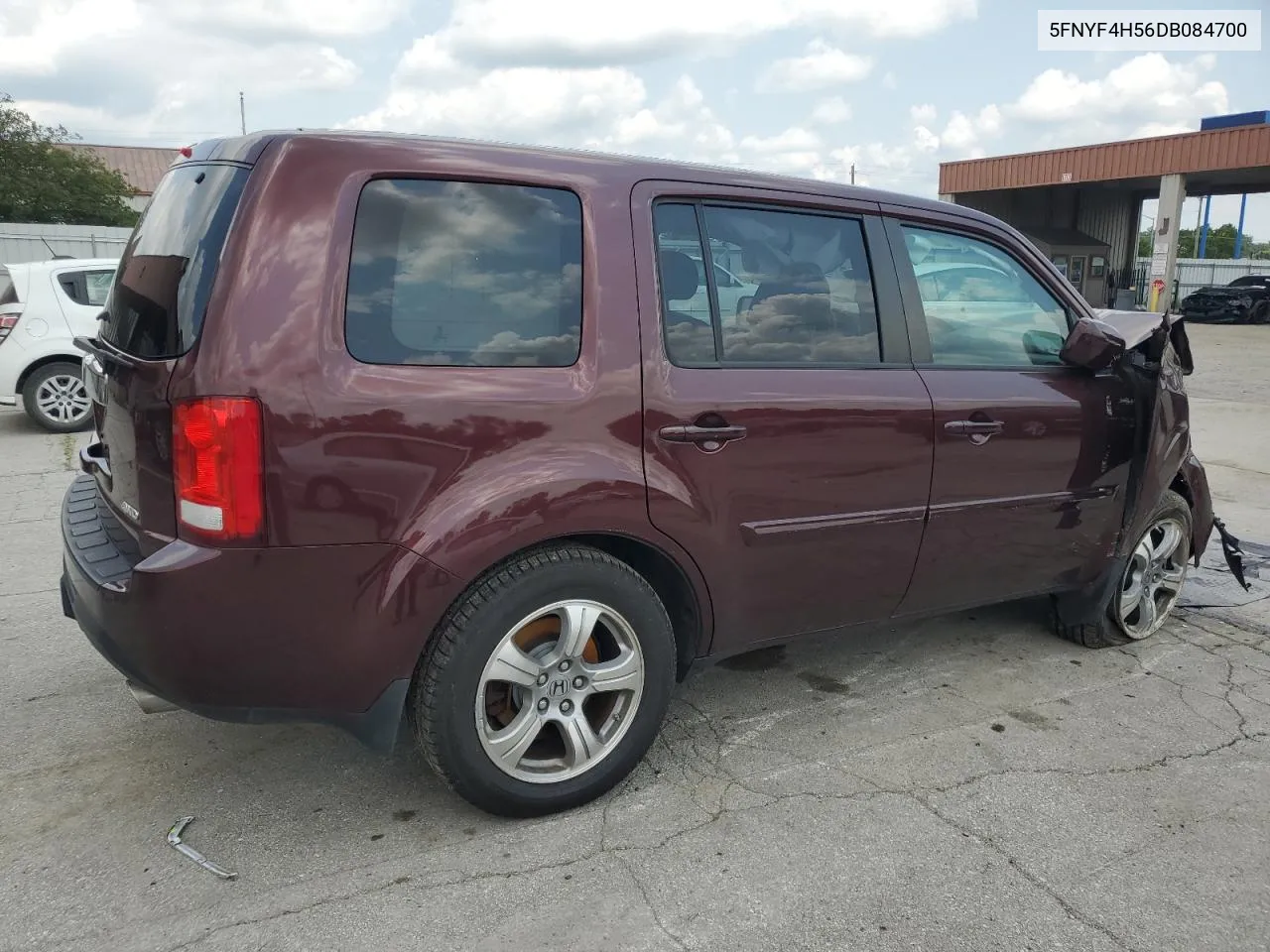 2013 Honda Pilot Exl VIN: 5FNYF4H56DB084700 Lot: 62996364