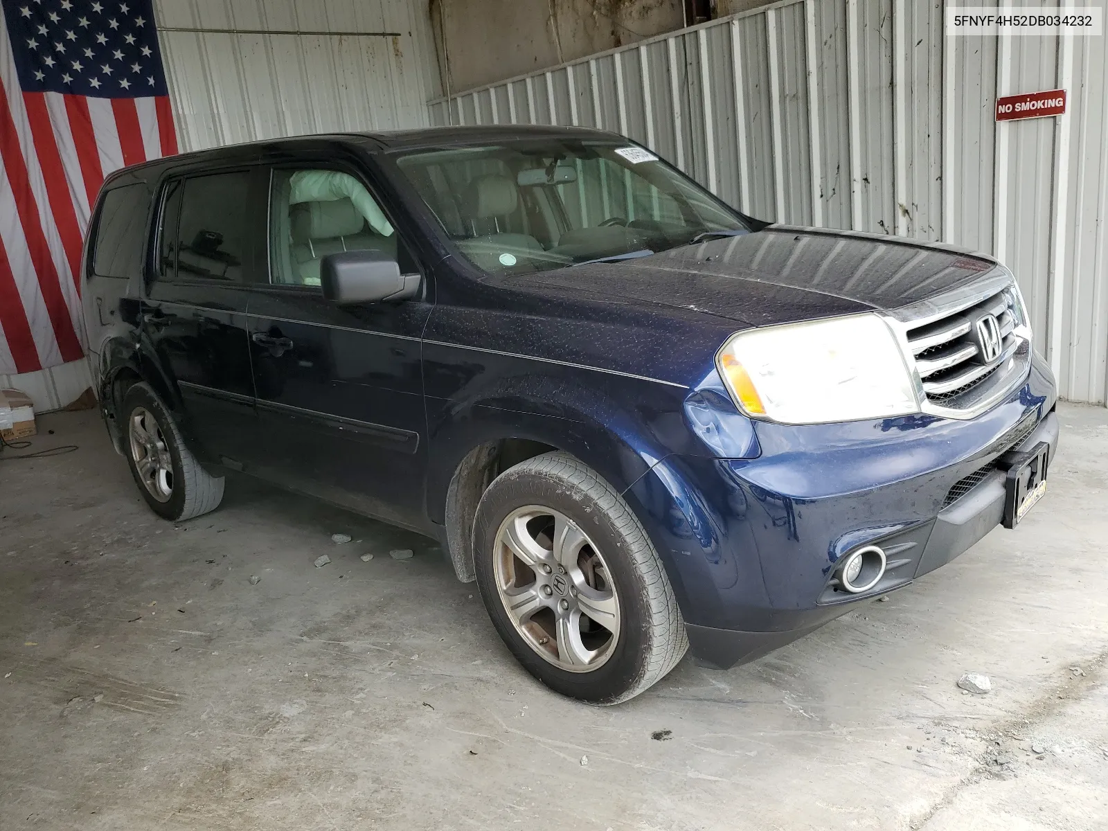 2013 Honda Pilot Exl VIN: 5FNYF4H52DB034232 Lot: 63645504