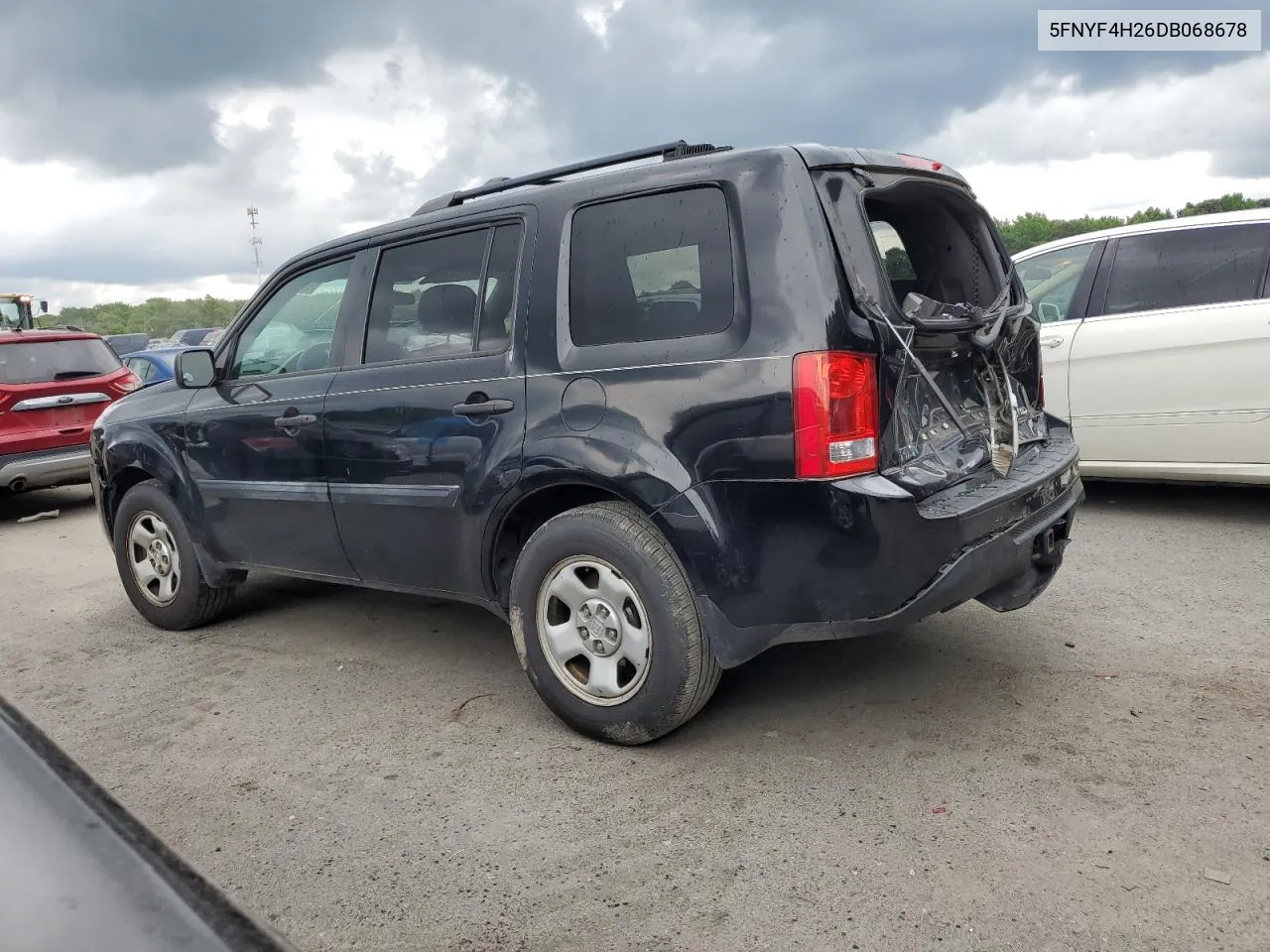 2013 Honda Pilot Lx VIN: 5FNYF4H26DB068678 Lot: 63830184