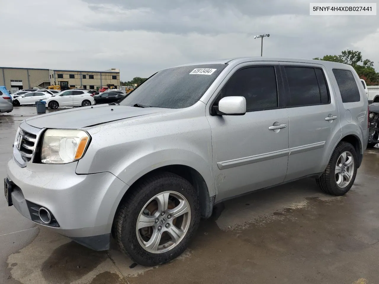 2013 Honda Pilot Ex VIN: 5FNYF4H4XDB027441 Lot: 63913494