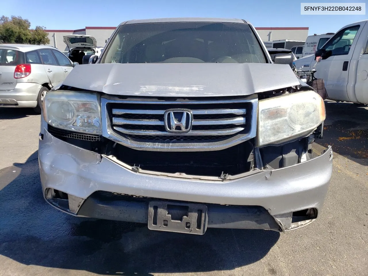 2013 Honda Pilot Lx VIN: 5FNYF3H22DB042248 Lot: 64677674