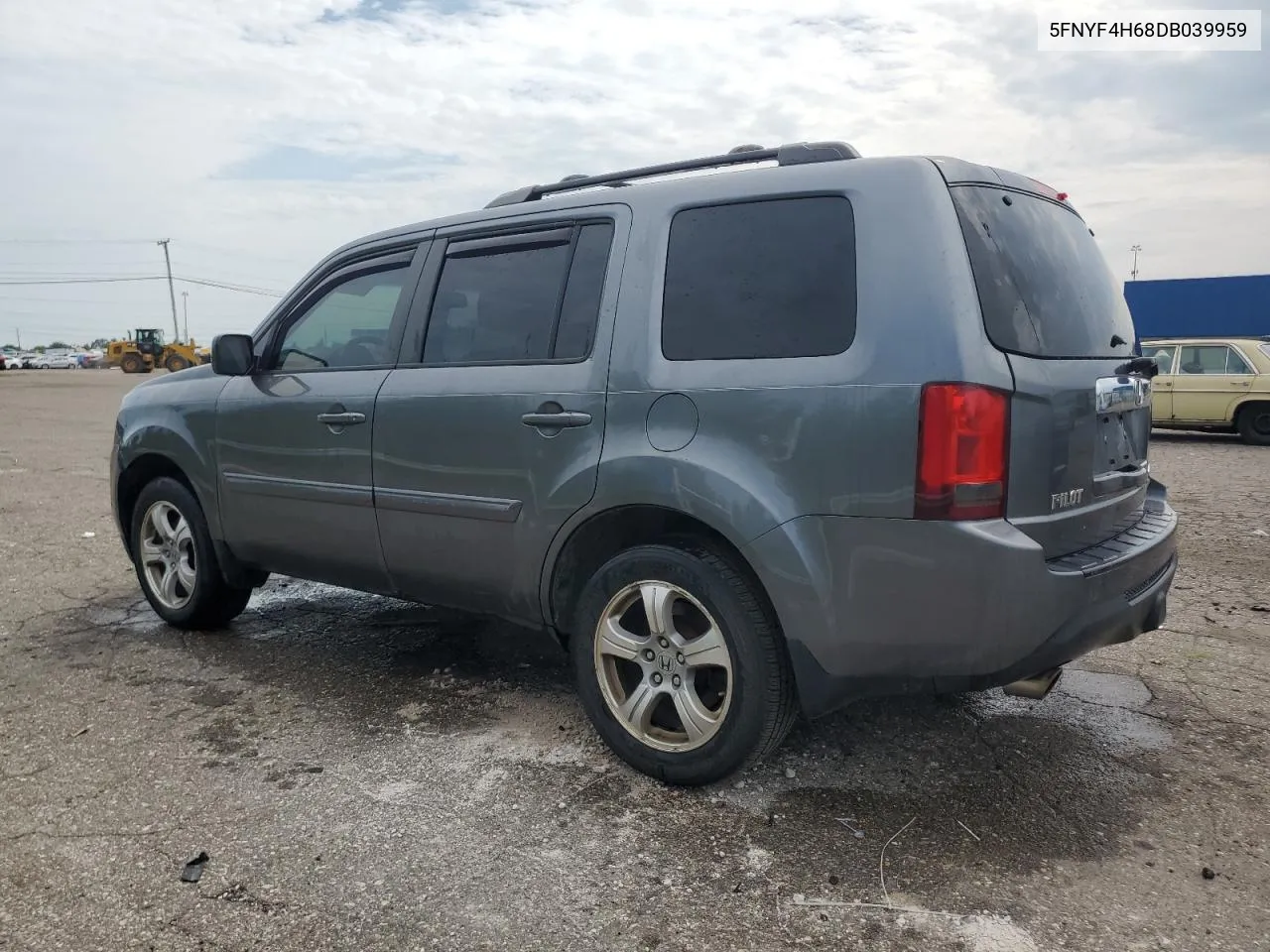 2013 Honda Pilot Exl VIN: 5FNYF4H68DB039959 Lot: 64890654