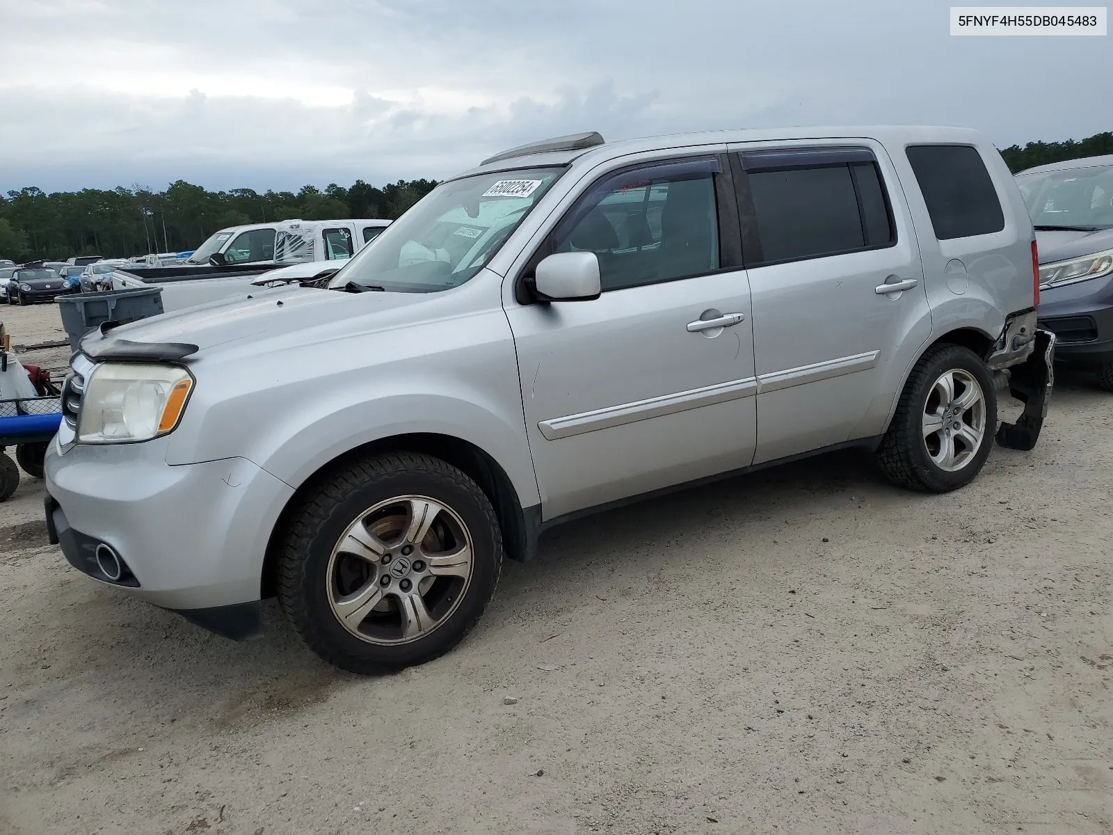 5FNYF4H55DB045483 2013 Honda Pilot Exl